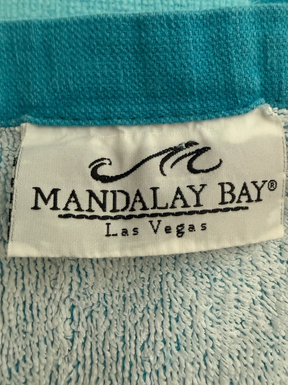 Mandalay Bay Las Vegas Light Aqua Beach/Pool Towel
